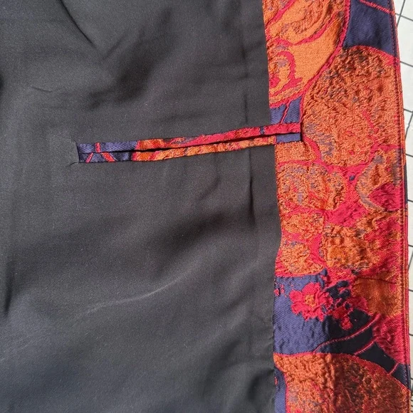 1960s Style Brocade Swing Jacket “Jackie O” Evening Coat • Mandarin Collar - Picture 12 of 15